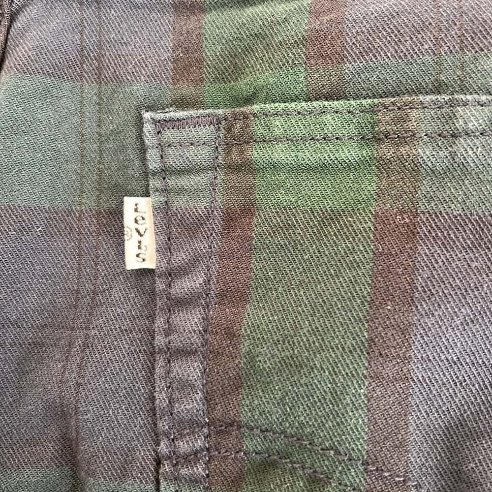 Levi’s 502 Jeans in Plaid green,blue and black 36x32 - Picture 6 of 9